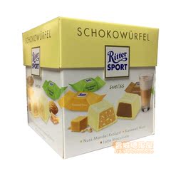 包邮德国Ritter Sport瑞特斯波德运动 精选巧克力礼盒176g 22粒入