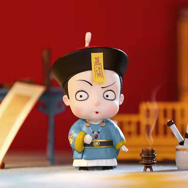 僵小鱼玩具公仔_僵小鱼戏说江湖手办盲盒小僵尸手办摆件动漫树脂二