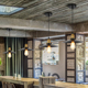 北欧loft复古工业风餐厅吧台咖啡仓库创意单头铁艺锅盖吊灯