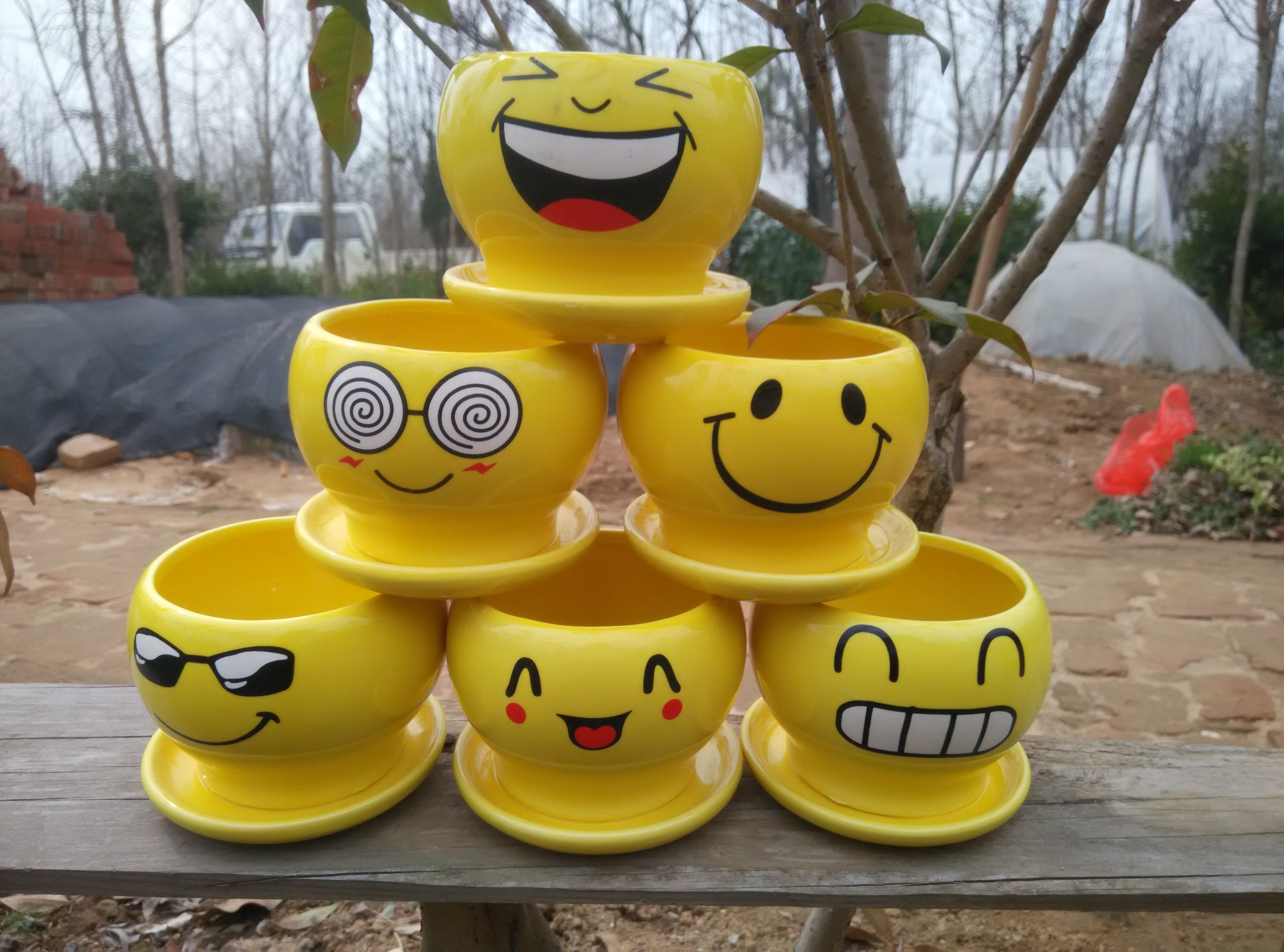 特价多肉植物小花盆可爱陶瓷批发