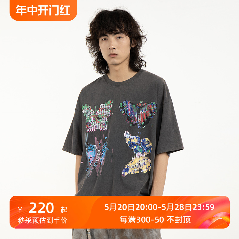 CONP 22SS Digi Butterflies T-shirt 数位蝴蝶蜡染T-shirt