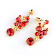 Good pretty red earring Bridal Accessories dress earrings jewelry dresses wedding dress earrings 101