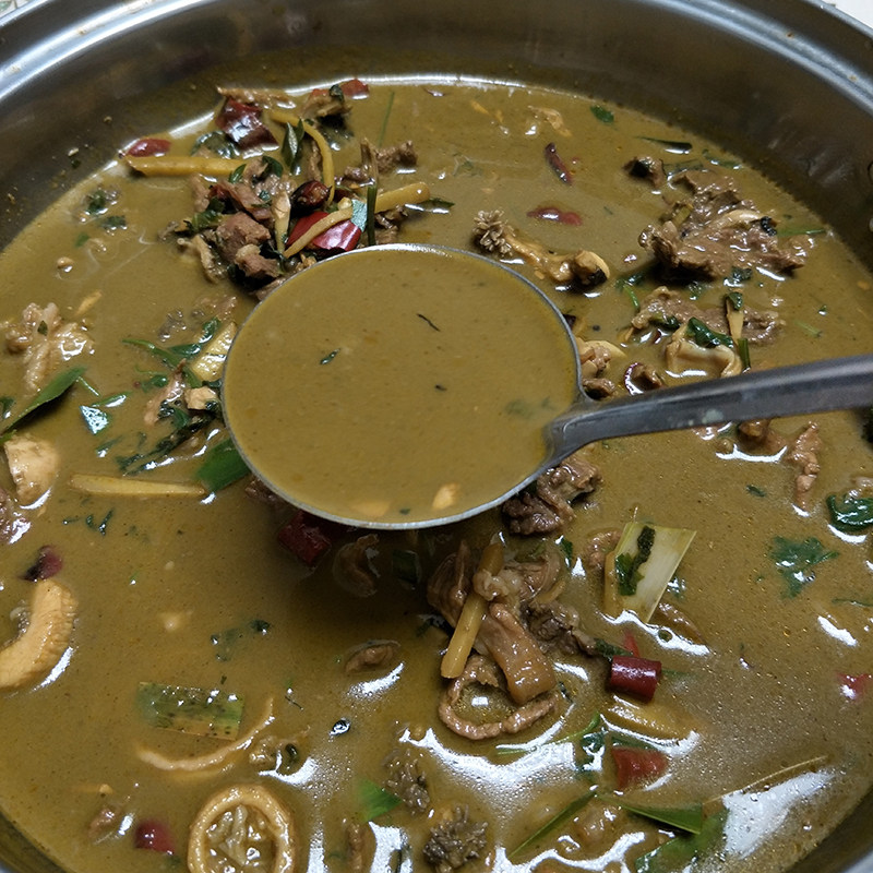 贵州黔东南牛瘪汤黎平特产榕江从江牛瘪火锅汤底料单汤无牛肉1斤