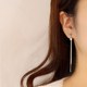 s925纯银长款流苏耳环女韩国轻奢气质2020新款潮网红高级感长耳饰