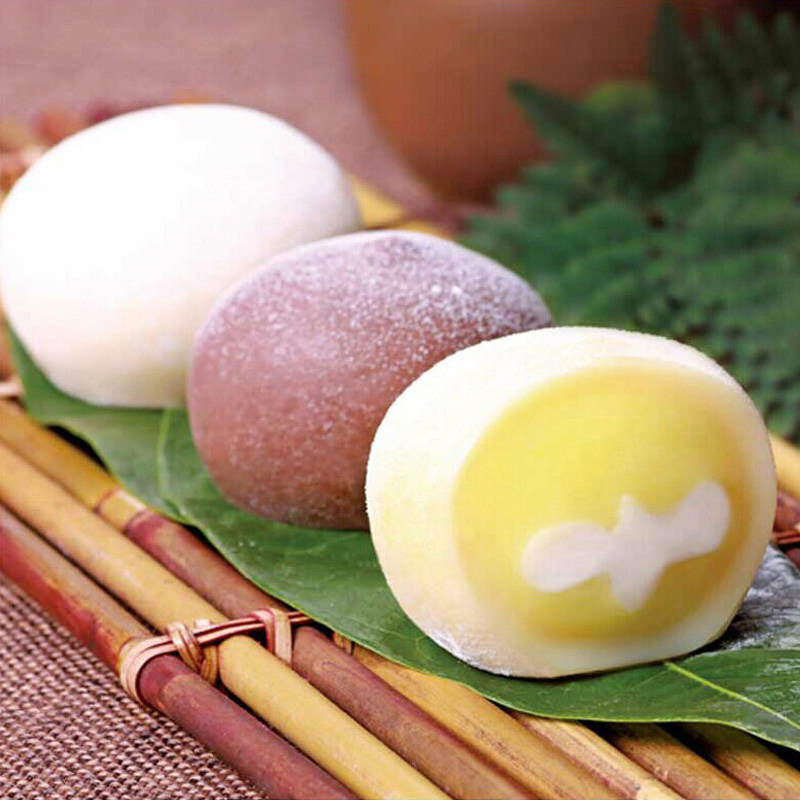 乐肴居冰皮麻薯500g 酸奶慕斯味 10粒装即食点心糯米冷饮 冰爽