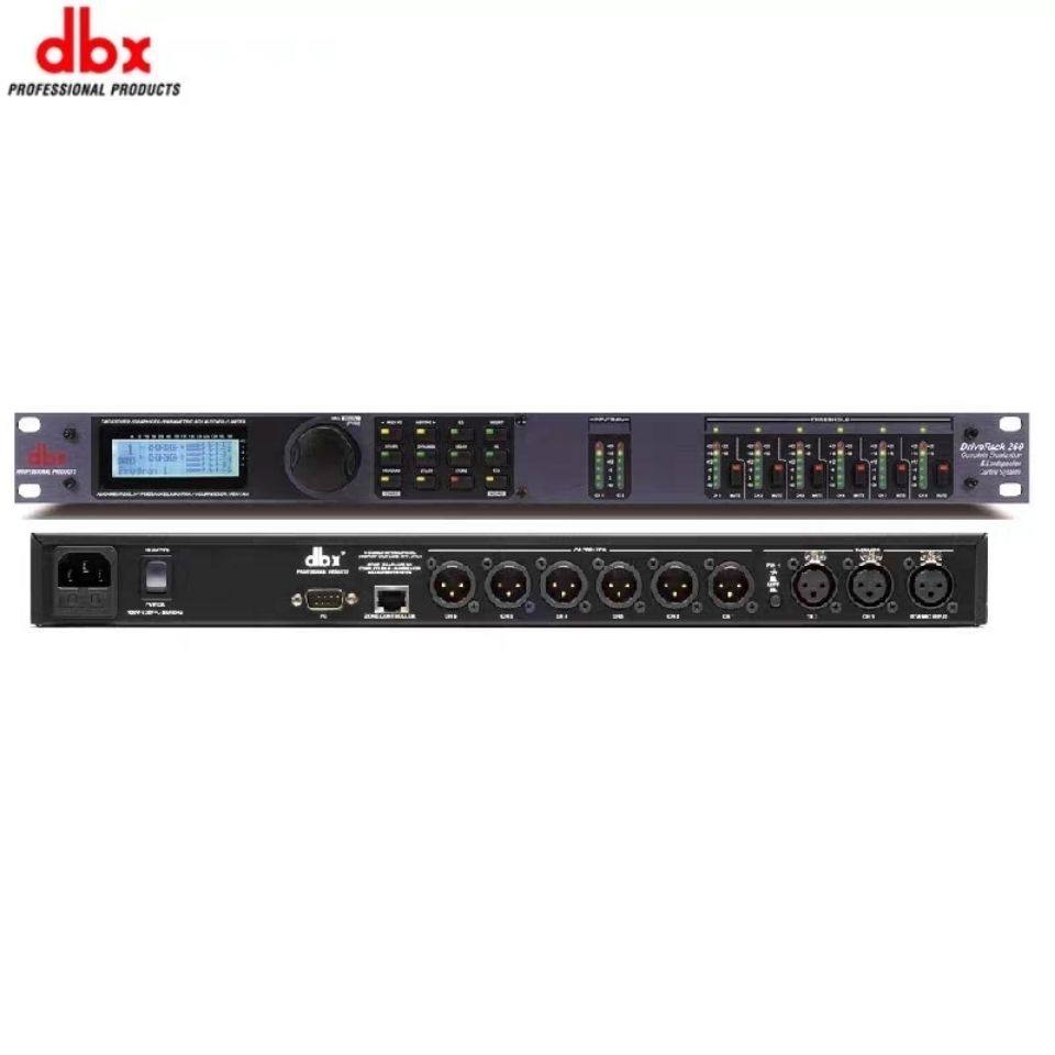 dbx 260专业中文数字音频处理器3进6出舞台音频矩阵信号处理器