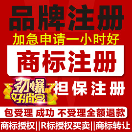 商标注册查询申请个人企业公司加急专利版权著作权代理授权包通过