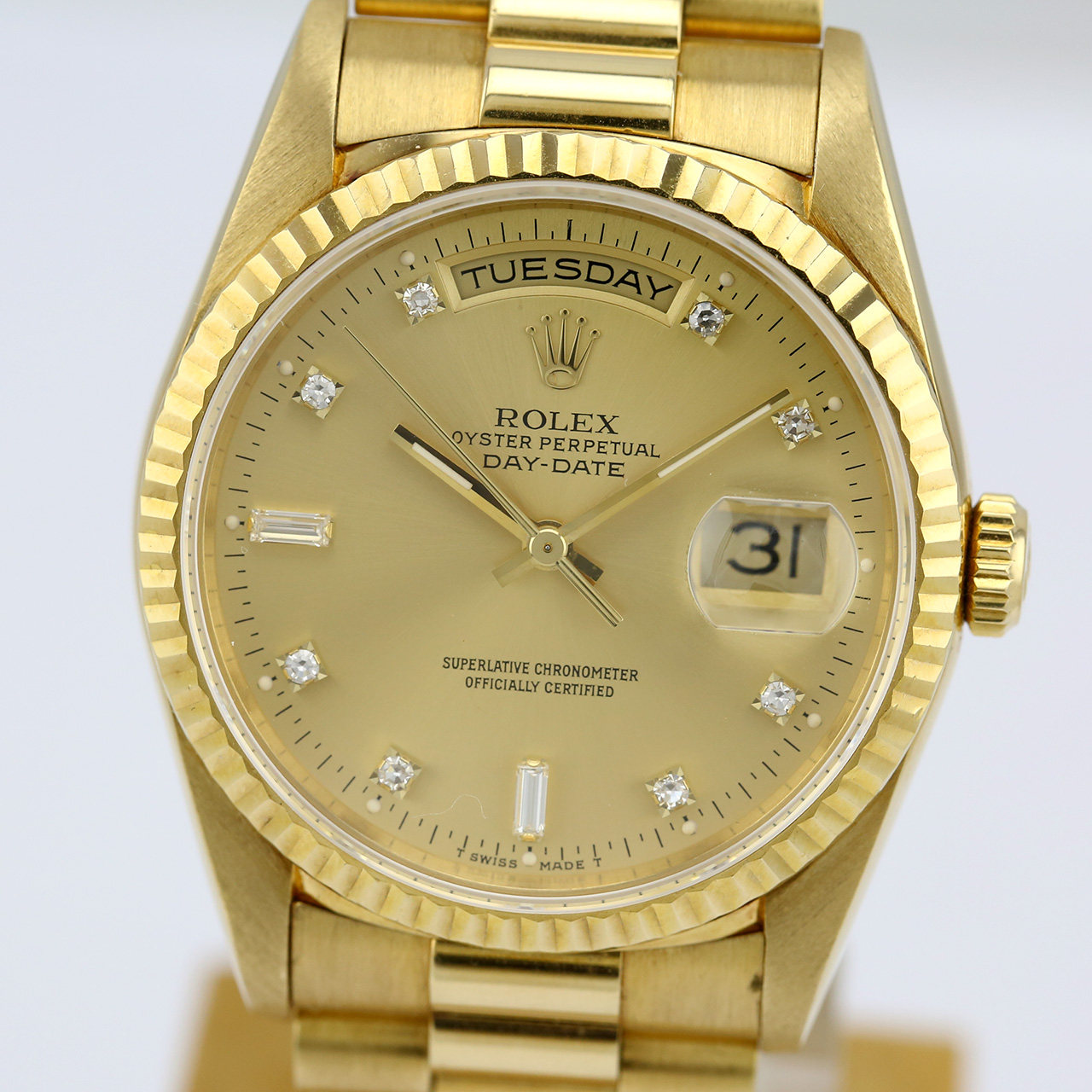 【8.5新】劳力士18k金蚝式双历腕表