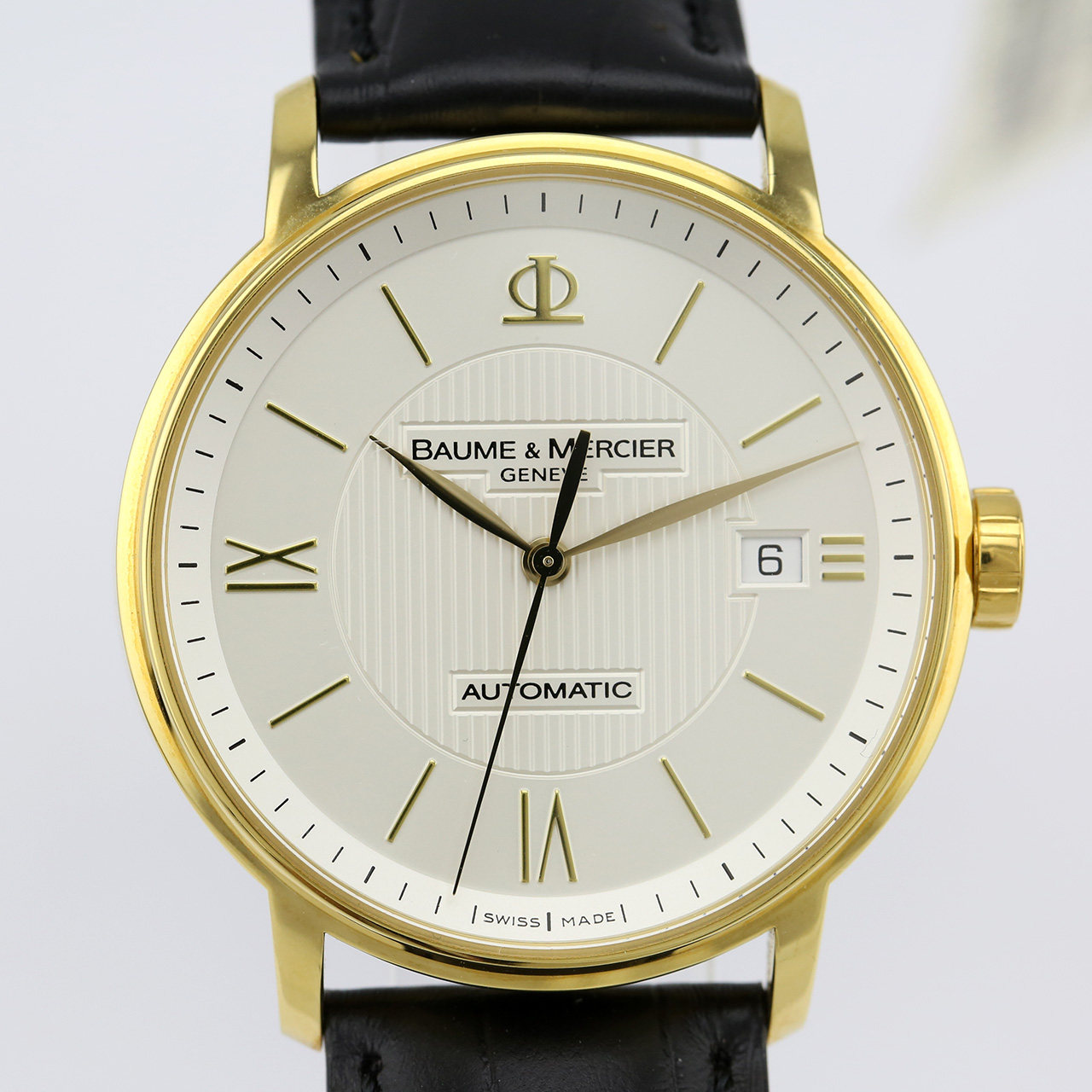 【9.9新】未使用名士克莱斯麦系列18k金表08787