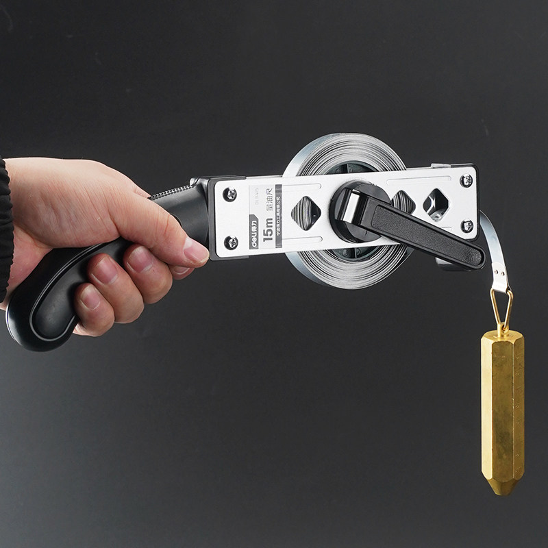 (今日10折)得力量油尺柴油石油油罐测深尺锈钢铜头