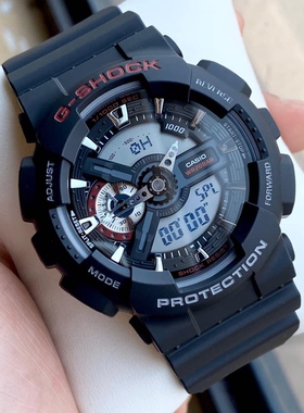 casio卡西欧g-shock经典黑金ga-110-1a 110-1b 110gb 权志龙同款