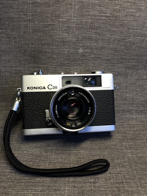 konica柯尼卡金属定焦镜头胶卷胶片菲林中古复古银色旁轴相机 优惠券