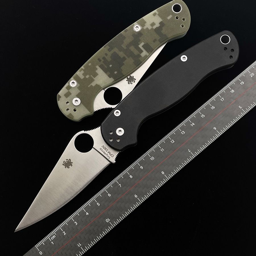 美国spyderco蜘蛛c81快开折刀户外野营防身刀具军刀求生刀折叠刀