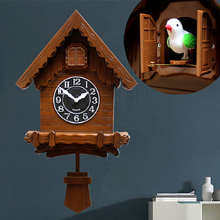 布谷鸟时尚挂表创意挂钟客厅现代静音时钟艺术钟表简约装饰石英钟
