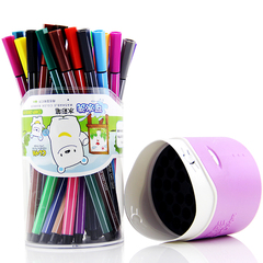 真彩36色儿童彩色笔酷丫小学生涂鸦绘画笔 桶装可洗水彩笔笔2600
