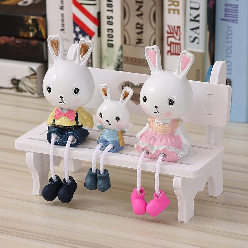 originality Suspending rabbit Warm Home Decoration Obediently rabbit Wedding gift A new house Decoration Home Furnishing home decoration Furnishingsin the Home accessories , Decoration category - from Buy2taobao.com to provide professional Taobao agent buy service