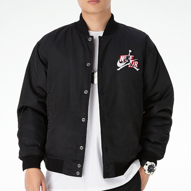 nike耐克外套男装2020新款立领防风保暖棉衣棒球服cv2243-010-492