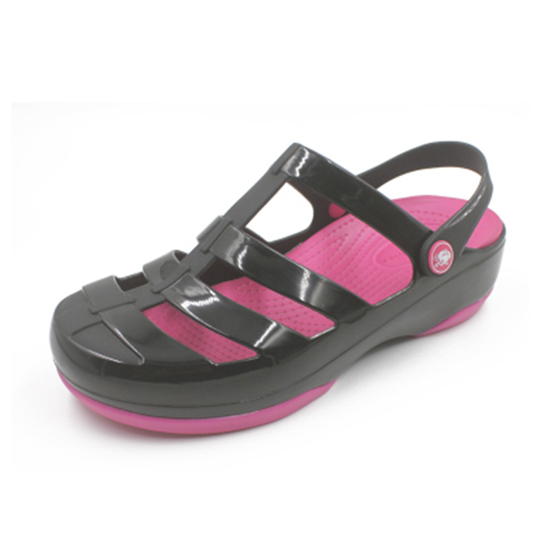 Lei Biya summer jelly Beach shoes Flat heel The thickness of the bottom Crocs non-slip Mary Sandals outdoors slipperin the Women's Shoes, Sandals category - from Buy2taobao.com to provide professional Taobao agent buy service