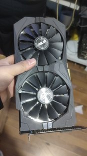 华硕rx580 2048sp猛禽 8p供电dvi dp hdmi拼1060拆机一年质保显卡