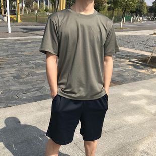 正品体能服训练服套装 夏季男女短袖短裤户外速干透气运动圆领T恤