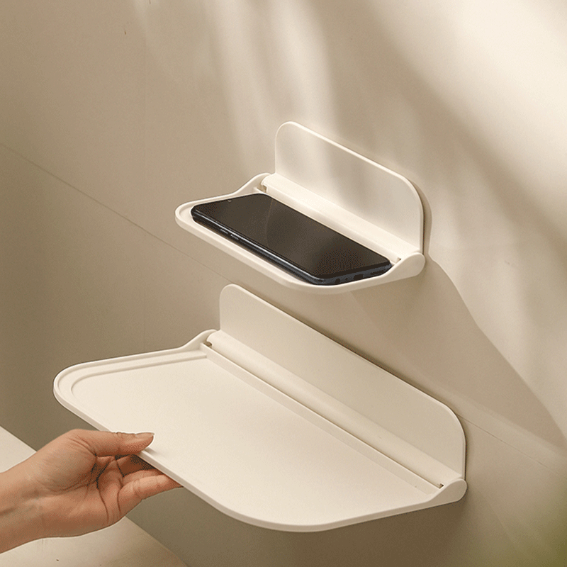 卫生间手机置物架浴室墙上放床头厕所
