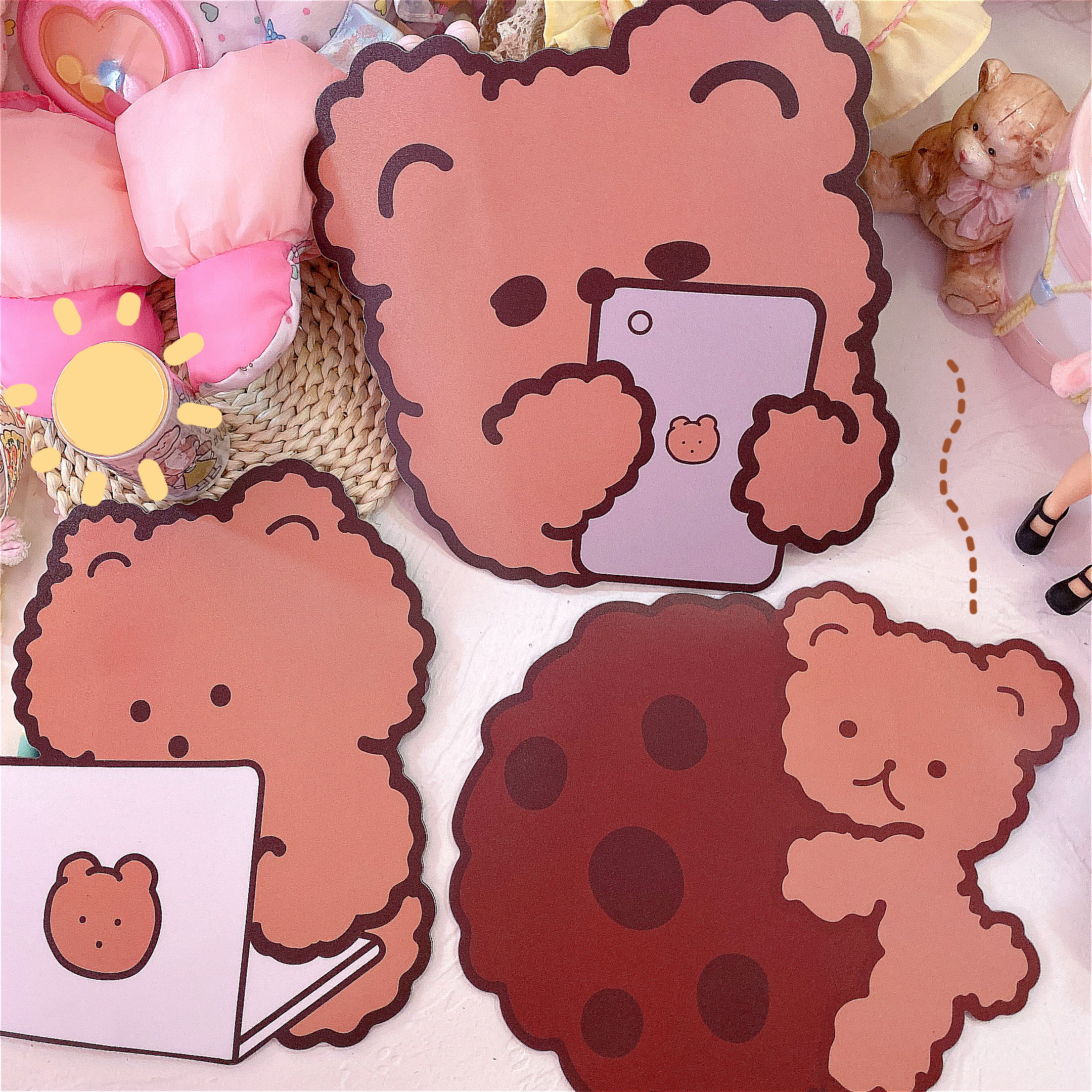 ins chocolate biscuit Little Bear lovely non-slip game Mouse pad notebook computer student originality Mouse padin the Computer Hardware/Monitor/Computer Peripherals , Computer Peripherals , Mouse Pad/Paste/Wrist pad category - from Buy2taobao.com to provide professional Taobao agent buy service