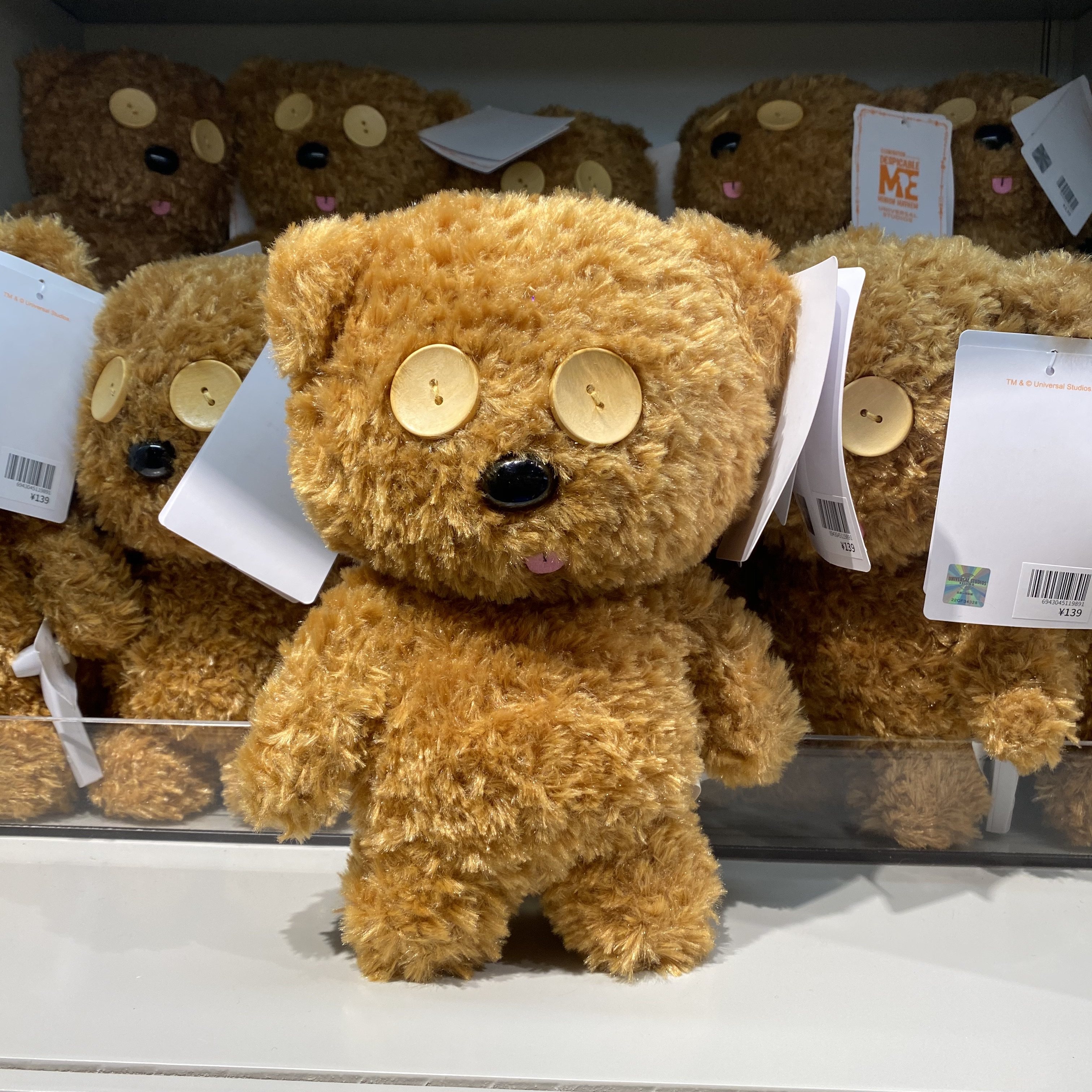 北京环球影城园区代购小黄人tim熊蒂姆公仔毛绒玩具玩偶正版周边