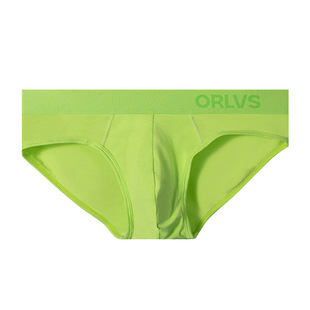 ORLVS男生莫代尔面料纯色低腰提臀情趣性感囊袋三角内裤OR6205