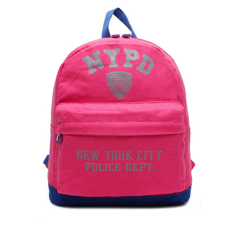 儿童书包幼儿园男女背包冠军小熊韩版书包小学生帆布旅行背包春游