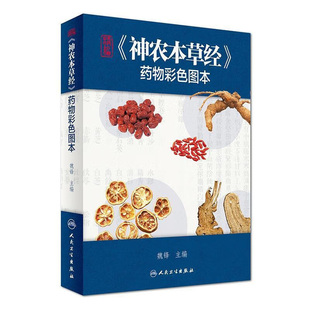 精编神农本草经药物彩色图本 人卫正版自学中医入门医学类原版图解图鉴本草纲目伤寒论黄帝内经杂病原著中药材中药书中草药书籍