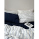 早安,莫里斯/Nordic style极简生活方式色织水洗棉条纹床单四件套