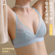 夏季蕾丝内衣女超薄透气无钢圈聚拢上托法式三角杯舒适性感文胸