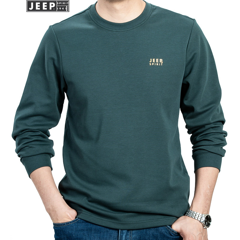 吉普jeep男装长袖t恤男2020