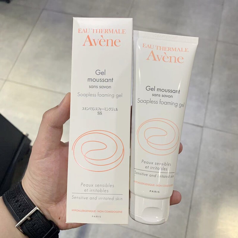 国内柜台正品雅漾舒润平衡洁肤凝胶洁面乳125ml水洗起泡沫洗面奶