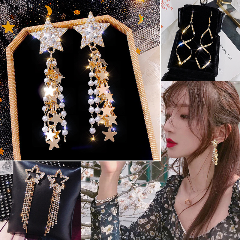 义乌小饰品925纯银少女心ins超仙耳饰女耳环夜市地摊货源创意批发|msdalam kategori Aksesori/Barang Kemas Fesyen, anting-anting, anting-anting - dari Buy2taobao.com untuk memberikan perkhidmatan ejen Taobao profesional membeli