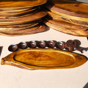 香樟木茶盘图片