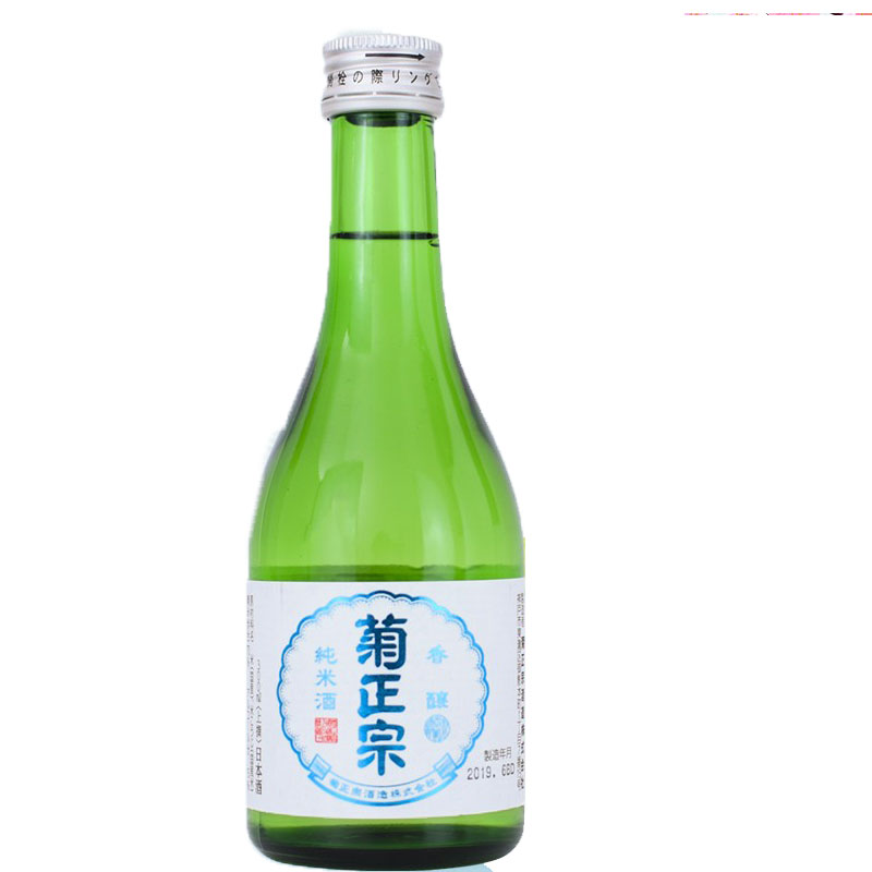 日本菊正宗香酿上选纯米清酒原装进口发酵酒300ml新包装送酒杯
