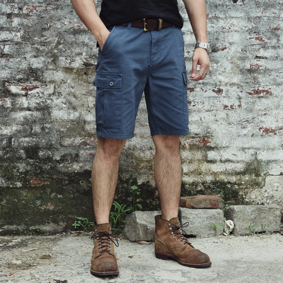 Leading a poor American style Retro Ami Khaki Cargo Shorts Five point pants summer leisure time Chaopai pure cotton Pants Easyin the Men's clothing, Casual pants category - from Buy2taobao.com to provide professional Taobao agent buy service
