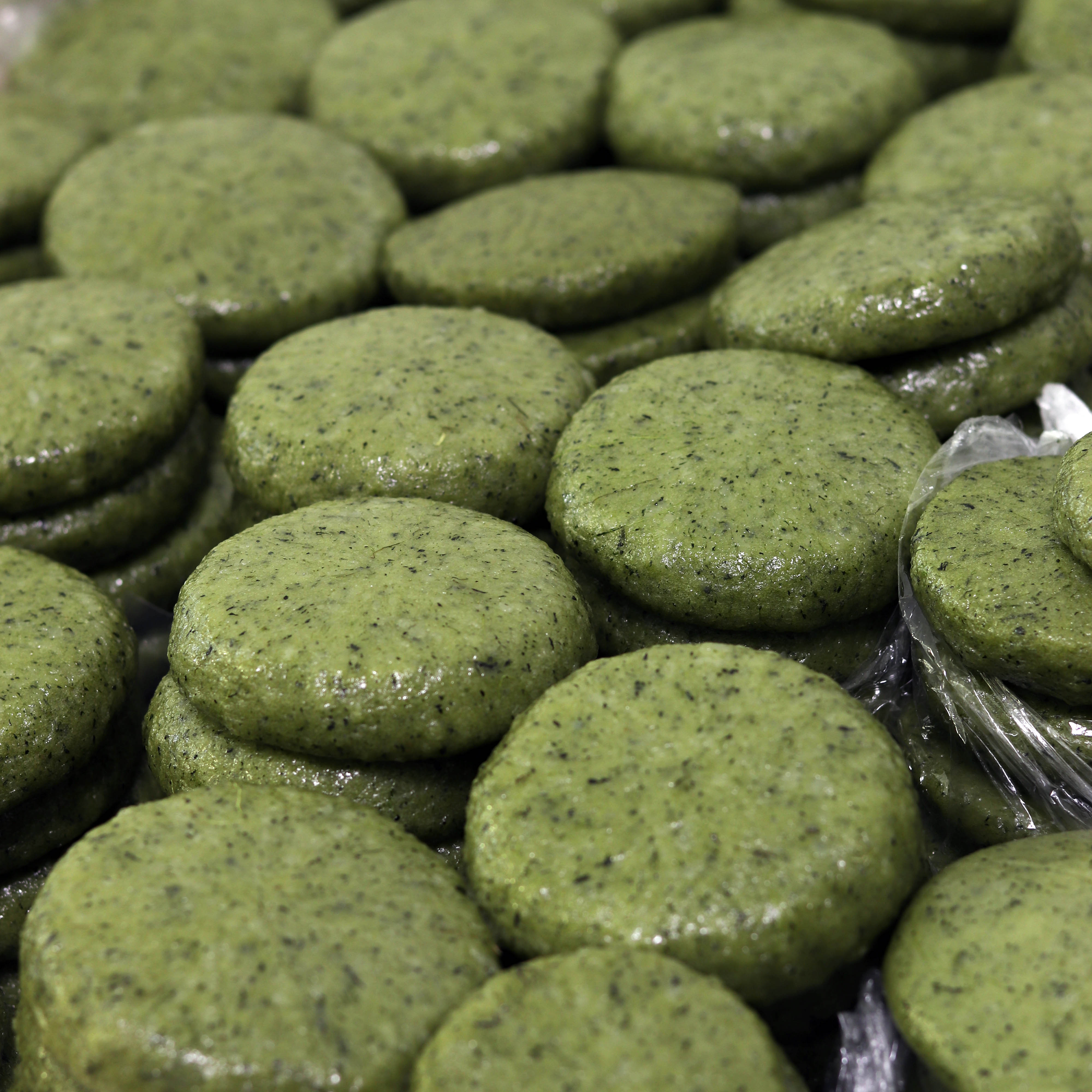 贵州特产艾叶艾草传统纯糯米手工蒿子清明粑粑贵州湖南糕点小吃 - 苗