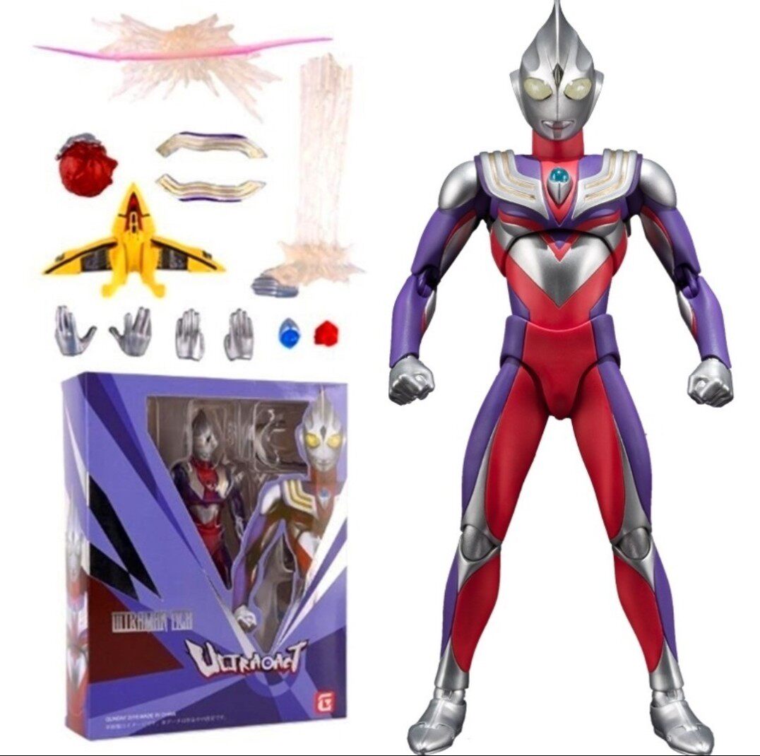 特迪迦奥特曼手办基础形态儿童凹特曼可动玩具卡通噢特漫模型人偶