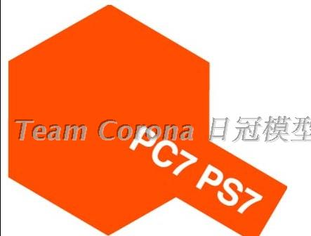 Tamiya Краска TAMIYA PS баллончик с краской PS-7 ORANGE оранжевый PC7 PS7 86007 Tamiya Краска TAMIYA PS баллончик с краской PS-7 ORANGE оранжевый PC7 PS7 86007