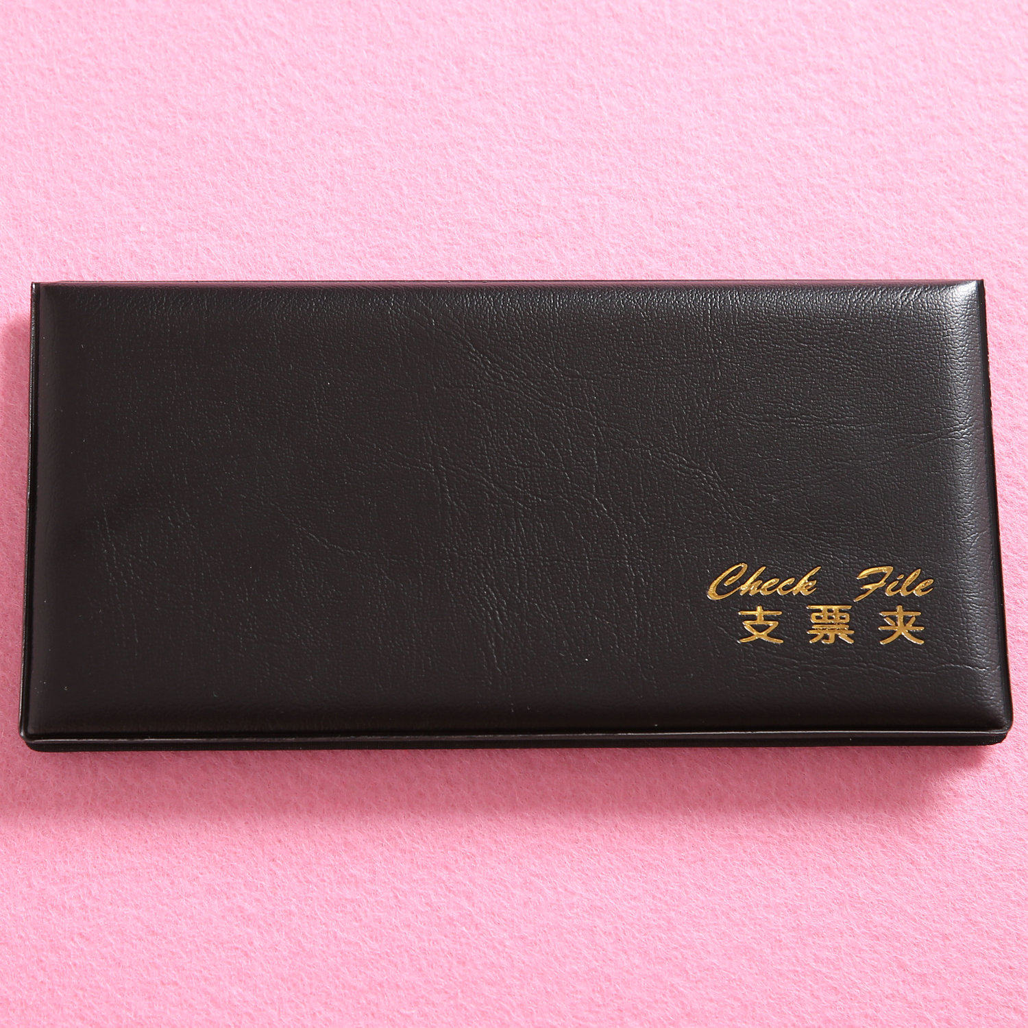支票夹 票据夹 银行 支票本 6页 优质磨砂内芯 支票本 银行支票夹