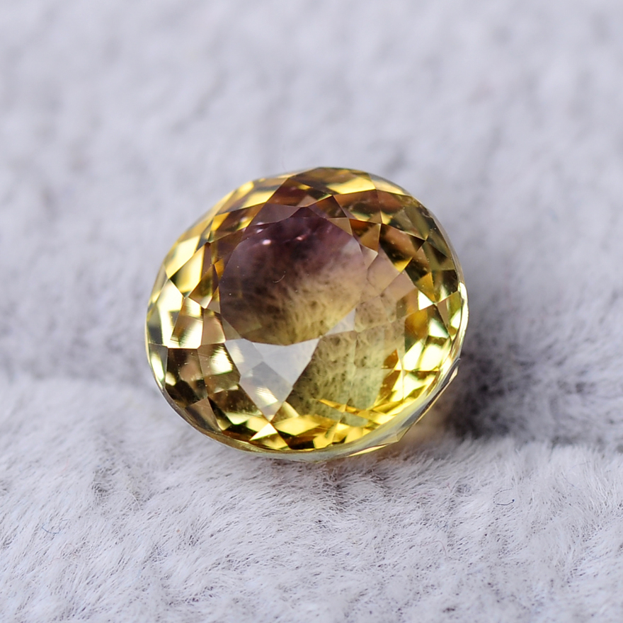 4.3克拉 极品金丝雀 黄碧玺裸石 可镶嵌戒面或吊坠