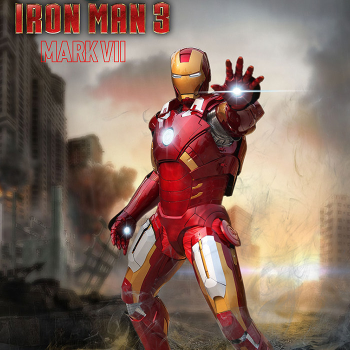 【尼酷】killerbody1:1cosplay钢铁侠mk7全身套装盔甲道具可穿戴