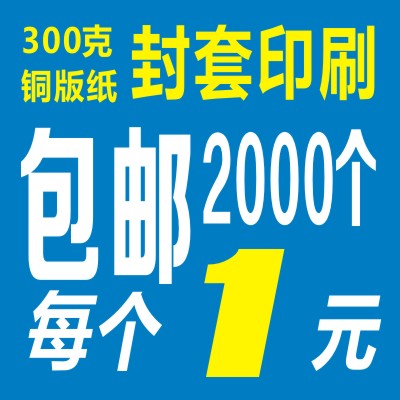 300克铜版纸封套印制样本画册样册文件套插页封面宣传册印刷定做