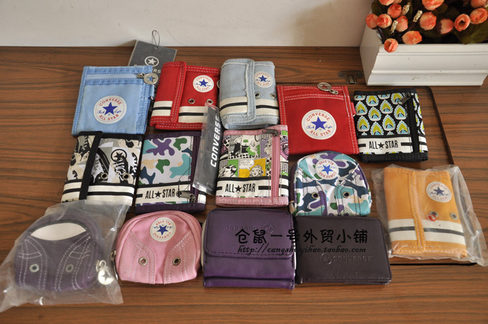 白菜价10元 超值推荐 CONVERSE 匡威 休闲钱包 多款入