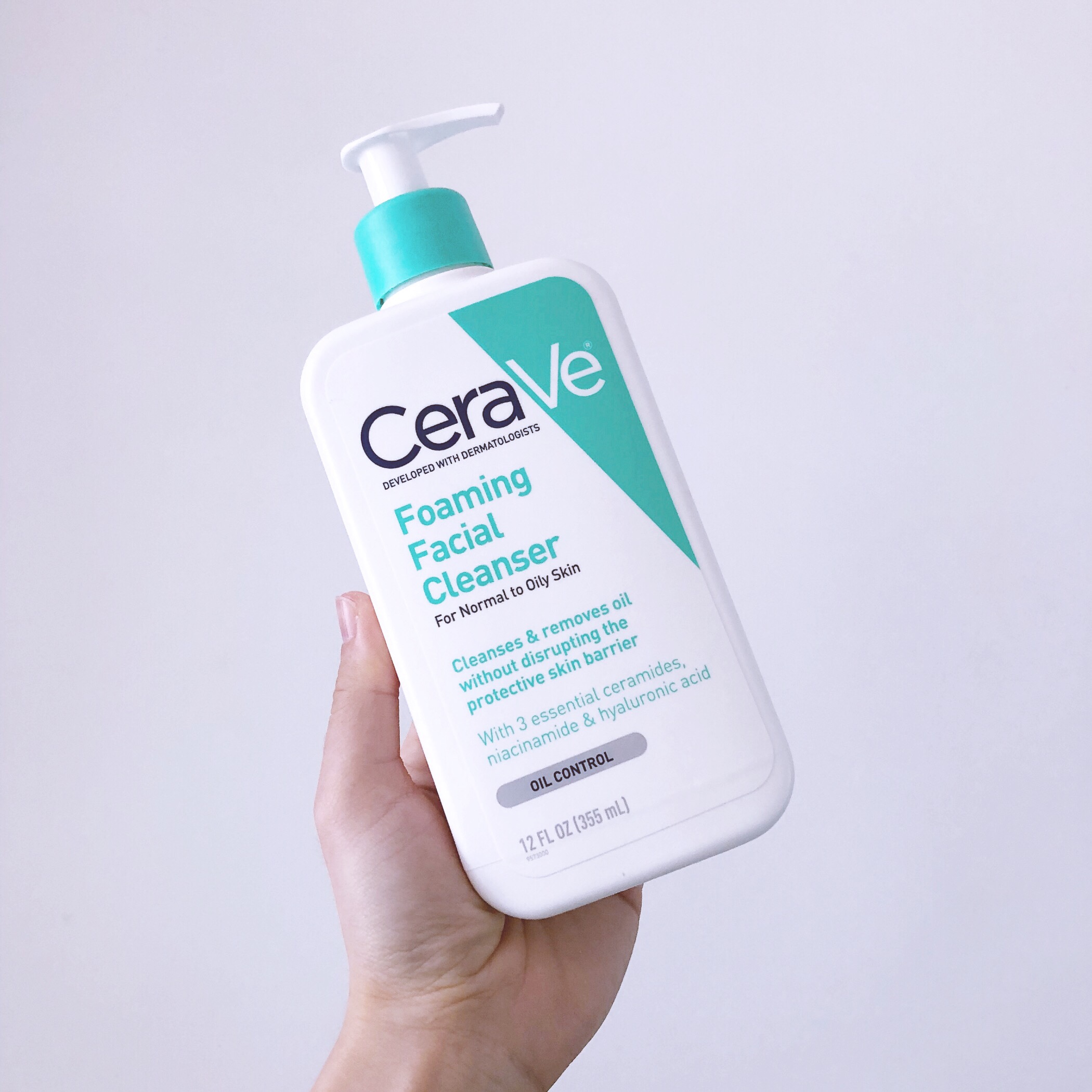 美国适乐肤cerave泡沫修护洁面乳洗面奶 355ml/473ml