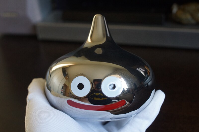 正版日版勇者斗恶龙dq史莱姆陶瓷电镀存钱罐手办模型公仔摆件现货