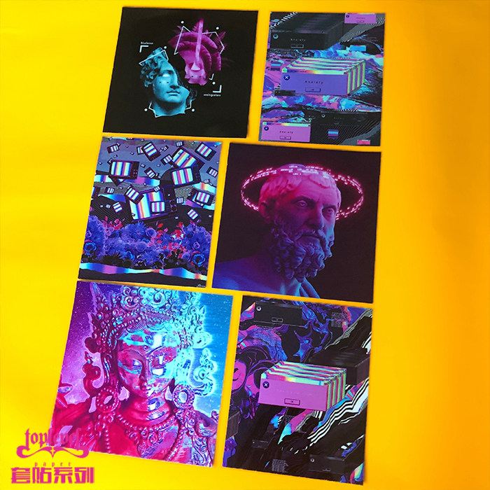 tlp套贴 蒸汽波vaporwave流行文化符号蒸汽幻想机械赛博朋克贴纸