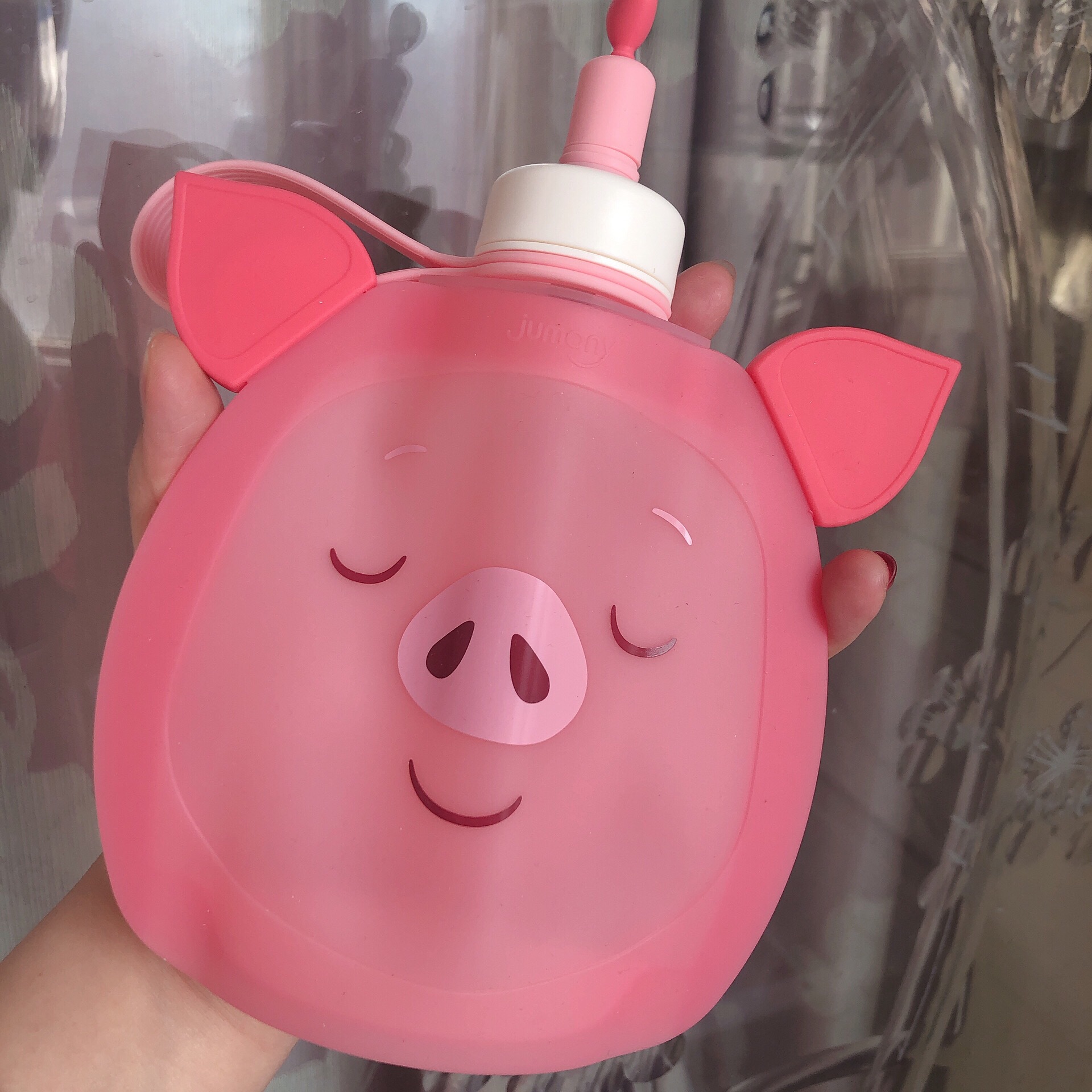 Trill Same item the republic of korea silica gel Pink Piggy kettle outdoors children Messenger Hydration fold Portable Water cupin the Personalized custom/Design Services/DIY , Daily/Decorative custom , Custom cups , Sport Bottle category - from Buy2taobao.com to provide professional Taobao agent buy service